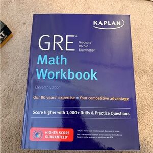 Kaplan GRE Verbal Workbook - Blue and White